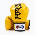 Boxerské rukavice Fairtex Deluxe Tight-Fit gold 4