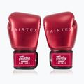 Boxerské rukavice Fairtex Metallic red 2