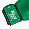 Boxerské rukavice Fairtex Metallic green 6