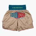 Boxerské šortky Fairtex BT2010 'Vintage' v khaki farbe