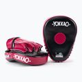 YOKKAO Focus Mitts Otvorené tréningové disky čierno-červené FYML-18 3