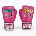 Pánske boxerské rukavice YOKKAO Stadium fuchsia 2