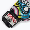 Pánske boxerské rukavice YOKKAO Flames white 6