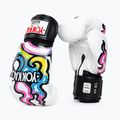 Pánske boxerské rukavice YOKKAO Flames white 2