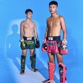 Pánske tréningové šortky YOKKAO Original Muay Thai green 8