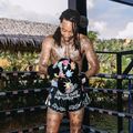 Pánske tréningové šortky YOKKAO Khalifa Kush Muay Thai black 5