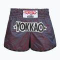 Pánske tréningové šortky YOKKAO Lunar Muay Thai iridescent blue grey