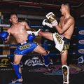 Pánske tréningové šortky YOKKAO Original Muay Thai electric blue 10