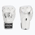 Boxerské rukavice Top King Boxing Chain white/silver 3