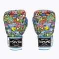 Boxerské rukavice Top King Boxing Culture white/blue