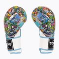 Boxerské rukavice Top King Boxing Culture white/blue 3