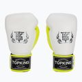 Boxerské rukavice Top King Boxing Reborn white/yellow