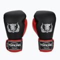 Boxerské rukavice Top King Reborn Boxing Semi Leather black/red