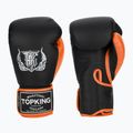 Boxerské rukavice Top King Reborn Boxing Semi Leather black/orange