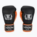 Boxerské rukavice Top King Reborn Boxing Semi Leather black/orange