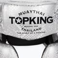 Boxerská prilba Top King Super Star white/silver 4