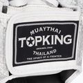 Boxerská prilba Top King Super Star white/silver 5