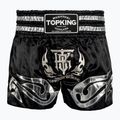 Tréningové šortky Top King Kickboxing čierna/strieborná