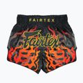 Fairtex Muay Thai tréningové šortky BS1921 'Volcano' čierne 2