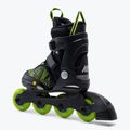Detské kolieskové korčule K2 Raider black/green 30G0125 3