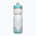 Cyklistická fľaša CamelBak Podium Chill 620 ml sivý/teal pruhovaný 2