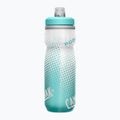 Cyklistická fľaša CamelBak Podium Chill 620 ml sivý/teal pruhovaný 4