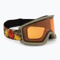 Lyžiarske okuliare DRAGON DX3 OTG leafy camo/lumalens amber