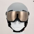 Lyžiarska prilba Alpina Arber Visor Q Lite grey matt 7