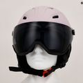 Dámska lyžiarska prilba 4F F032 light pink 11