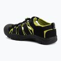 Detské sandále KEEN Newport H2 black/lime green 3