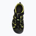 Detské sandále KEEN Newport H2 black/lime green 5