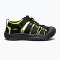 Detské sandále KEEN Newport H2 black/lime green 2