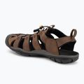 KEEN Clearwater Cnx Leather dark earth/black pánske sandále 3