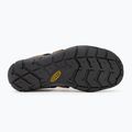 KEEN Clearwater Cnx Leather dark earth/black pánske sandále 4
