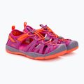 Detské trekingové sandále KEEN Moxie purple wine/nasturtium 4