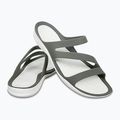 Šľapky  dámske Crocs Swiftwater Sandal W smoke/white 9