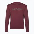 Pánska mikina Atomic Alps Sweater bordová 3