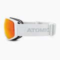 Lyžiarske okuliare Atomic Revent Stereo light grey/red 4