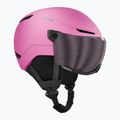 Detská lyžiarska prilba Atomic Revent Visor Jr pink/silver flash