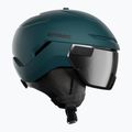 Lyžiarska prilba Atomic Savor GT Visor Stereo dark slate/silver stereo