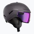 Lyžiarska prilba Atomic Savor GT Visor Stereo iron ore/purple stereo