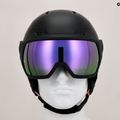 Lyžiarska prilba Salomon Icon LT Visor S2 black/pink/gold 12