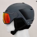 Salomon Pioneer LT Visor S2 lyžiarska prilba ebony/red 11