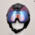 Lyžiarska prilba CASCO SP-2 Photomatic Visor štruktúrovaný nebeský gradient matný 9