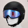 Lyžiarska prilba Alpina Oro QV Mips black matt/ice blue 10
