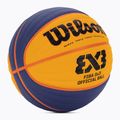 Basketbalová lopta Wilson Fiba 3x3 Game blue/yellow veľkosť 6 2