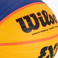 Basketbalová lopta Wilson Fiba 3x3 Replica RBR modrá/žltá veľkosť 6 3