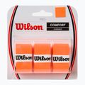 Obaly na tenisové rakety Wilson Pro Comfort Overgrip 3 ks oranžové WRZ470820+