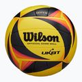 Lopta na plážový volejbal Wilson OPTX AVP VB OFFICIAL GB yellow veľkosť 5