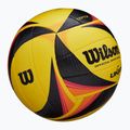 Lopta na plážový volejbal Wilson OPTX AVP VB OFFICIAL GB yellow veľkosť 5 3